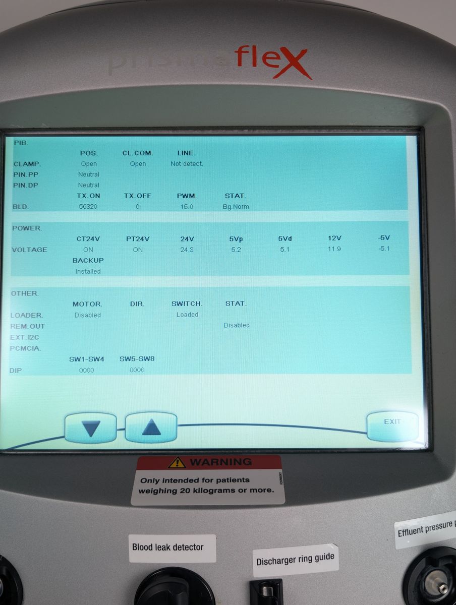 Baxter Prismaflex Ref 955792 CRRT Dialysis System w/ Prismaflo II/S Heater