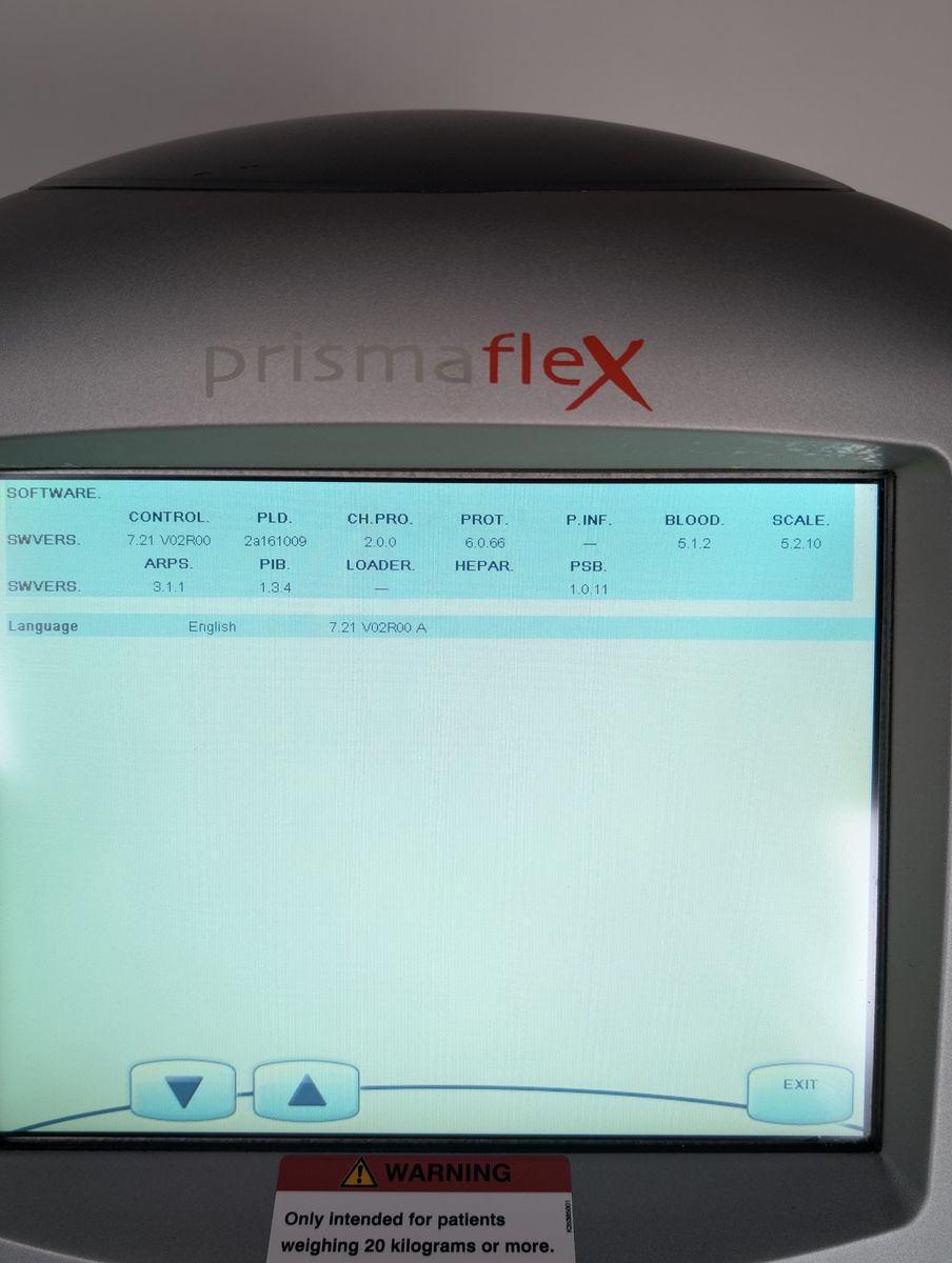 Baxter Prismaflex Ref 955792 CRRT Dialysis System w/ Prismaflo II/S Heater