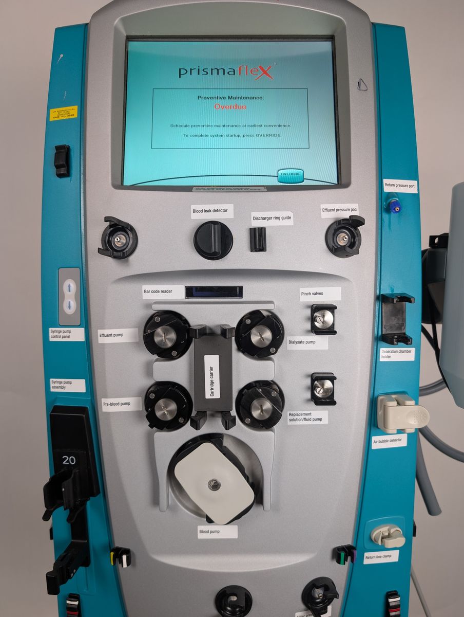 Baxter Prismaflex Ref 955792 CRRT Dialysis System w/ Prismaflo II/S Heater