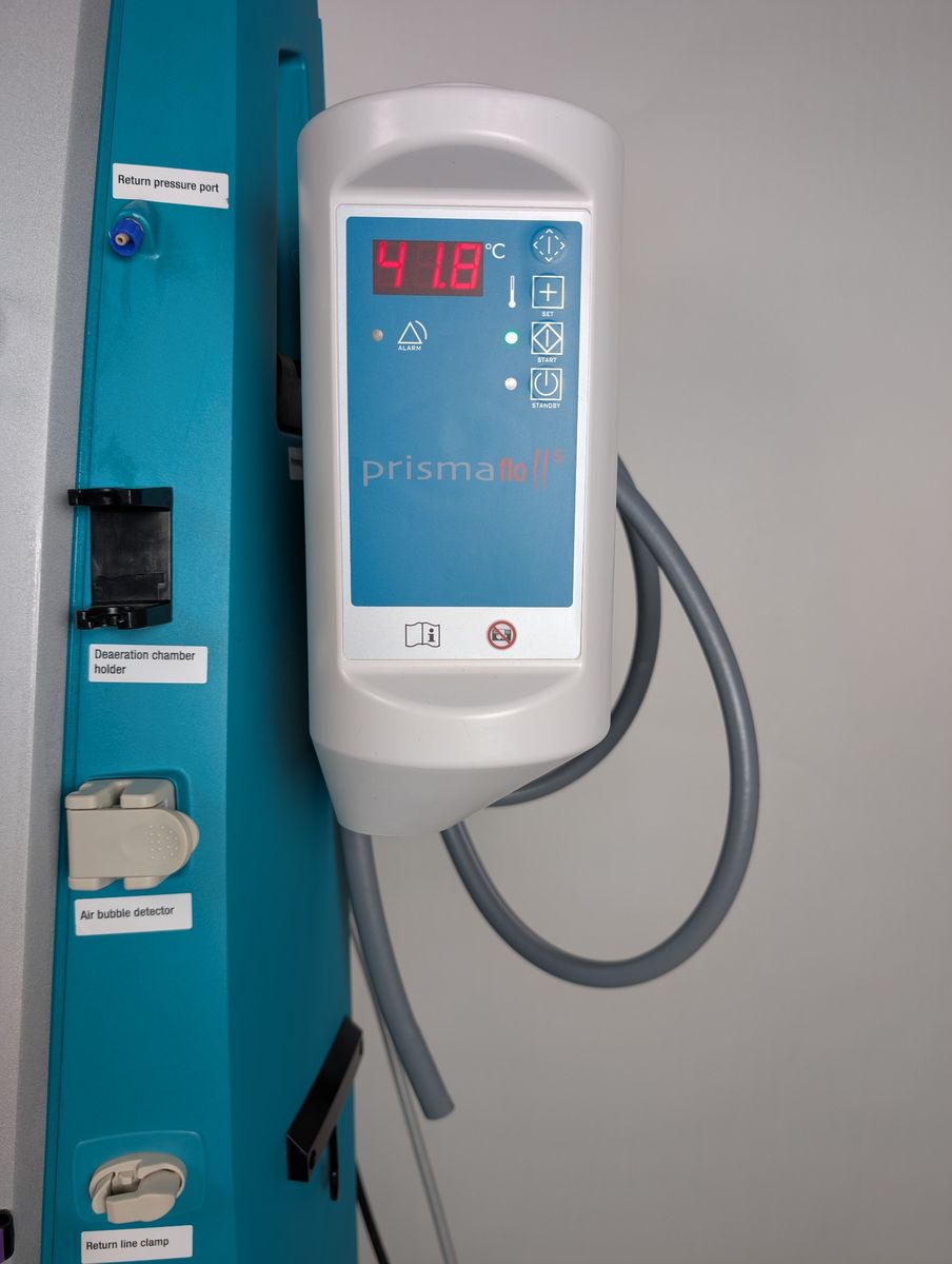 Baxter Prismaflex Ref 955792 CRRT Dialysis System w/ Prismaflo II/S Heater