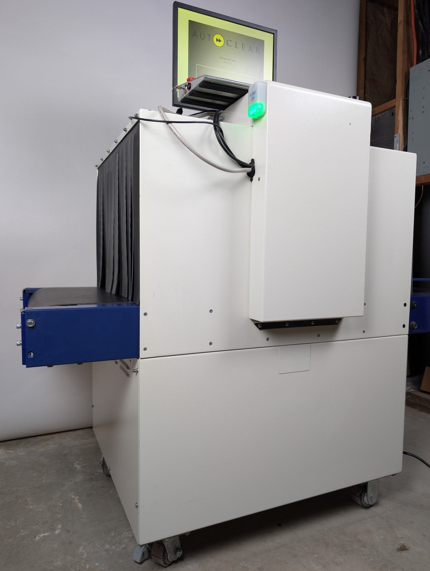 AutoClear 6040 Digital X-Ray Scanner - Conveyor Belt, Control Board & Monitor