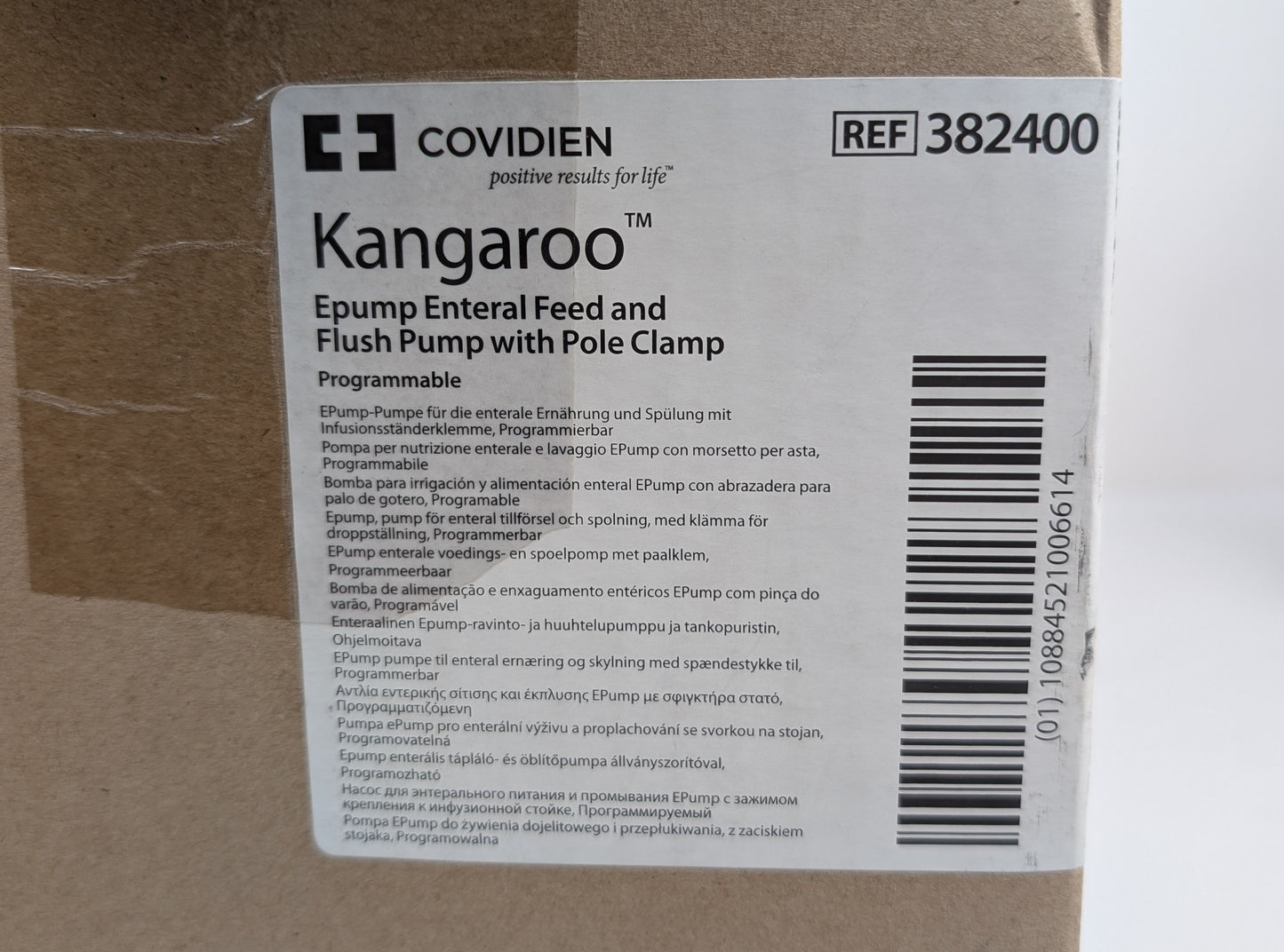 Covidien Kangaroo ePump Enteral Feed and Flush Pump – REF 382400 – Complete System