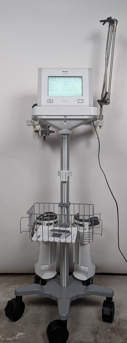 Philips Respironics Trilogy EV300 Ventilator - Complete System with Stand & Accessories