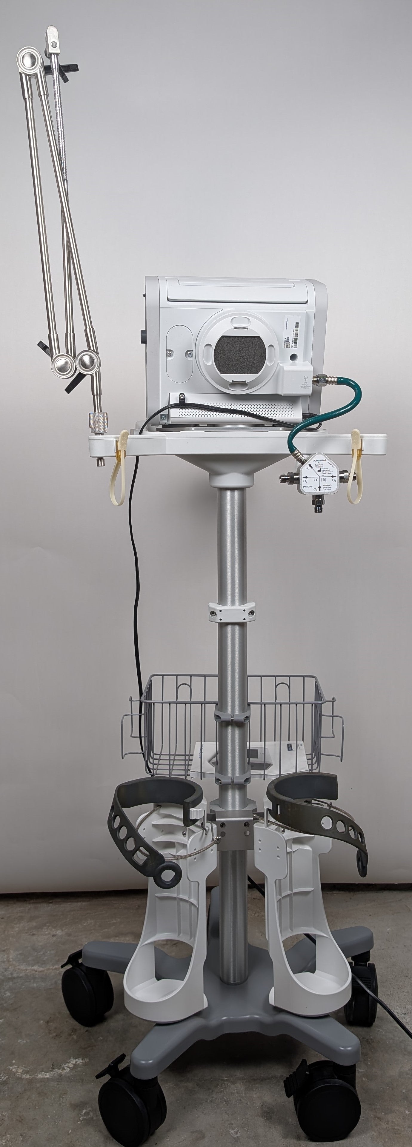 Philips Respironics Trilogy EV300 Ventilator - Complete System with Stand & Accessories