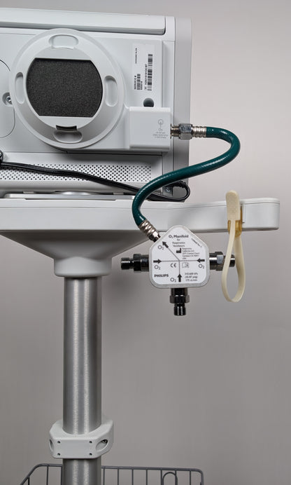 Philips Respironics Trilogy EV300 Ventilator - Complete System with Stand & Accessories