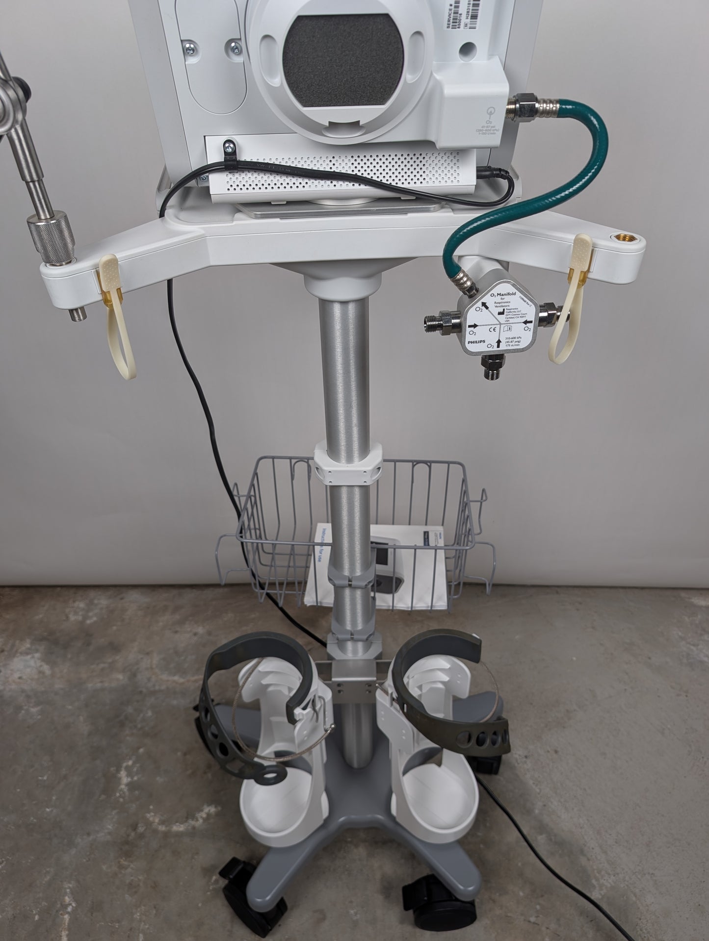 Philips Respironics Trilogy EV300 Ventilator - Complete System with Stand & Accessories