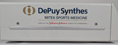 DePuy Synthes Mitek Sports Medicine device with Johnson & Johnson branding.