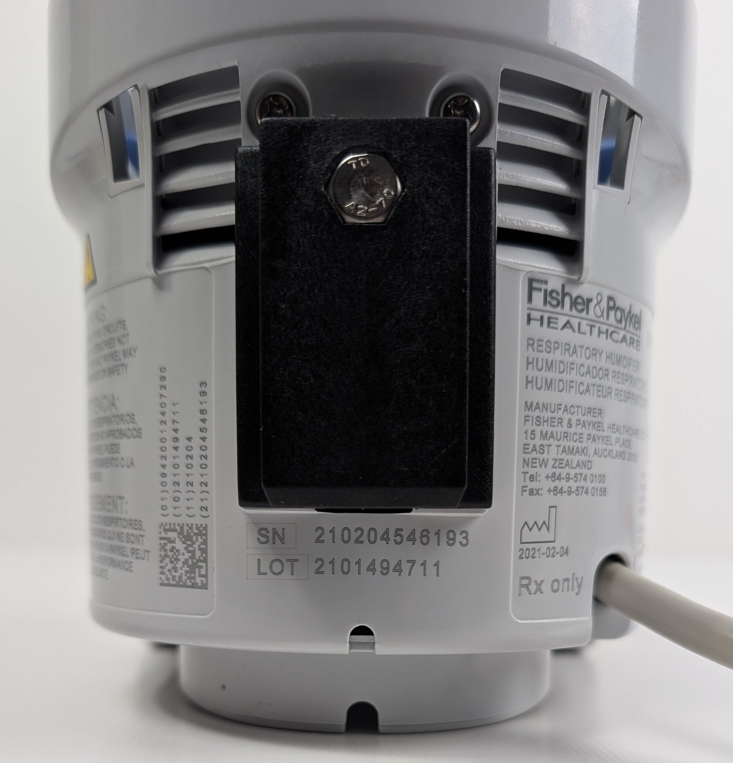 Fisher & Paykel MR850 Respiratory Humidifier MR850JHU Heated Humidifier System