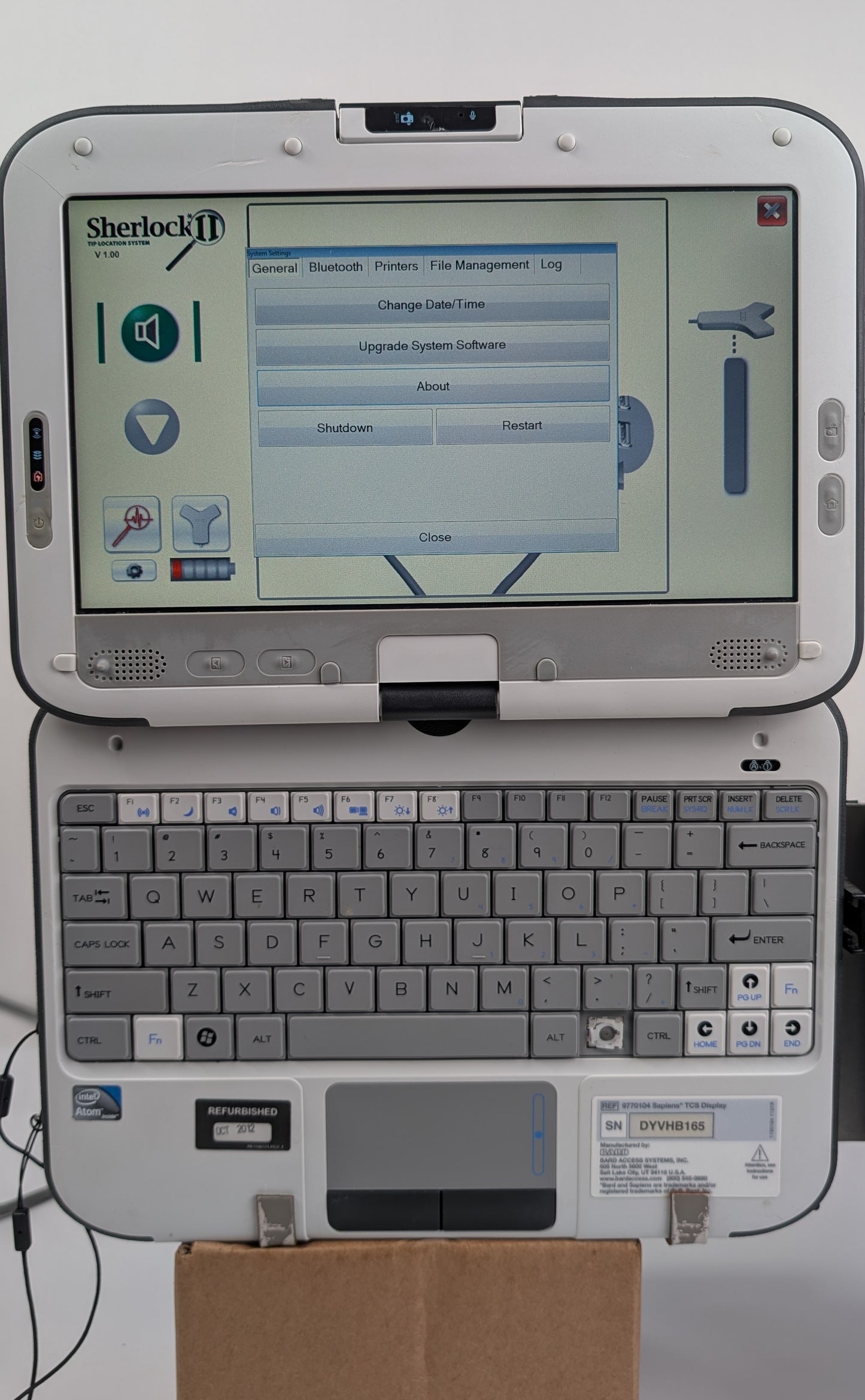 BARD Site-Rite 6 (9770066) Ultrasound System w/Tablet, Probe, and Power Unit