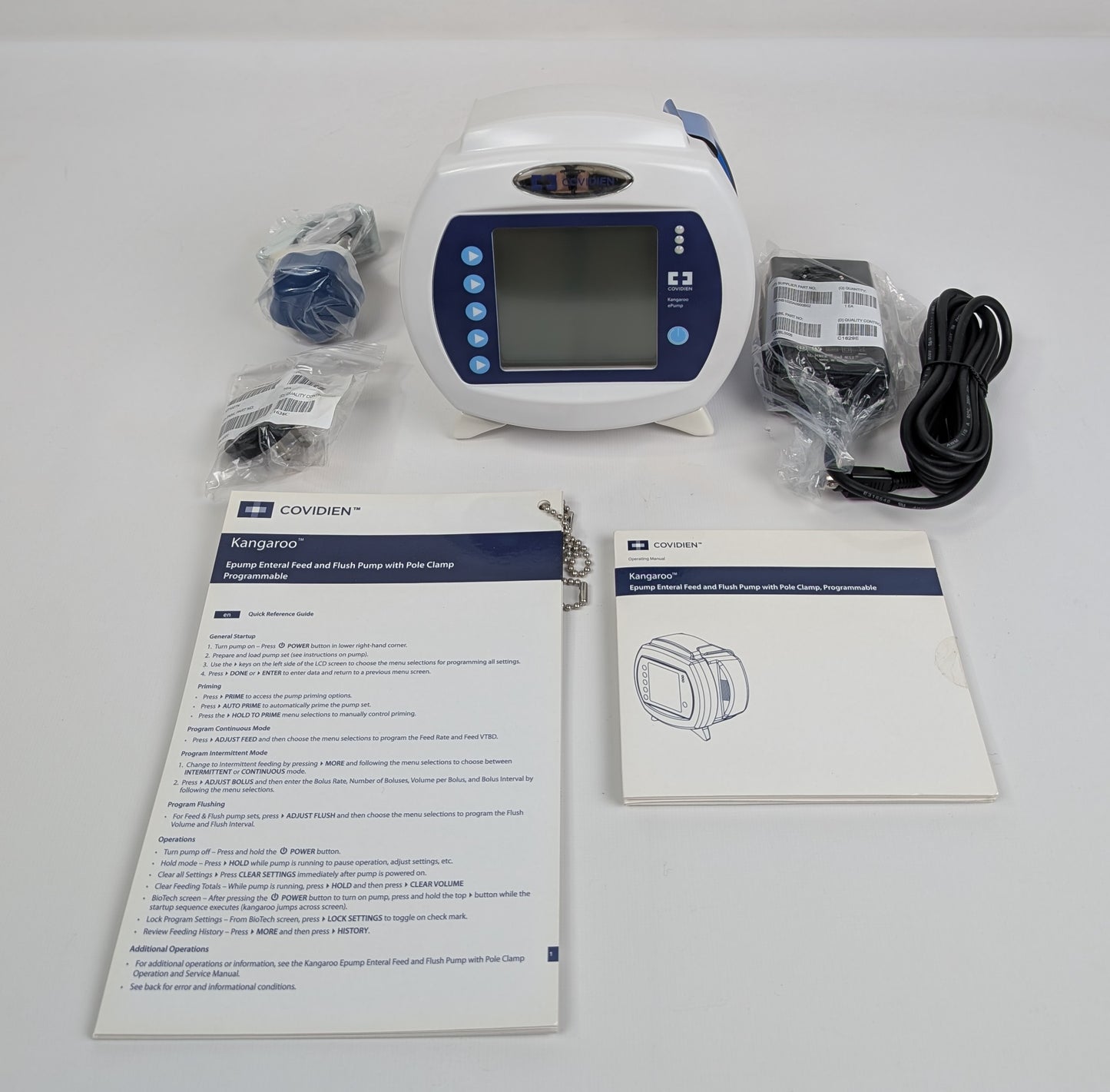 Covidien Kangaroo ePump Enteral Feed and Flush Pump – REF 382400 – Complete System