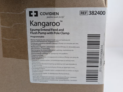 Covidien Kangaroo ePump Enteral Feed and Flush Pump – REF 382400 – Complete System