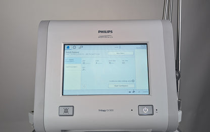 Philips Respironics Trilogy EV300 Ventilator - Complete System with Stand & Accessories
