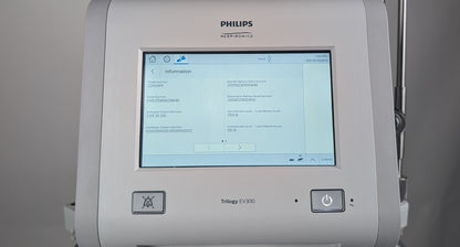Philips Respironics Trilogy EV300 Ventilator - Complete System with Stand & Accessories