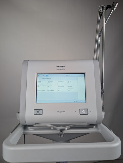 Philips Respironics Trilogy EV300 Ventilator - Complete System with Stand & Accessories
