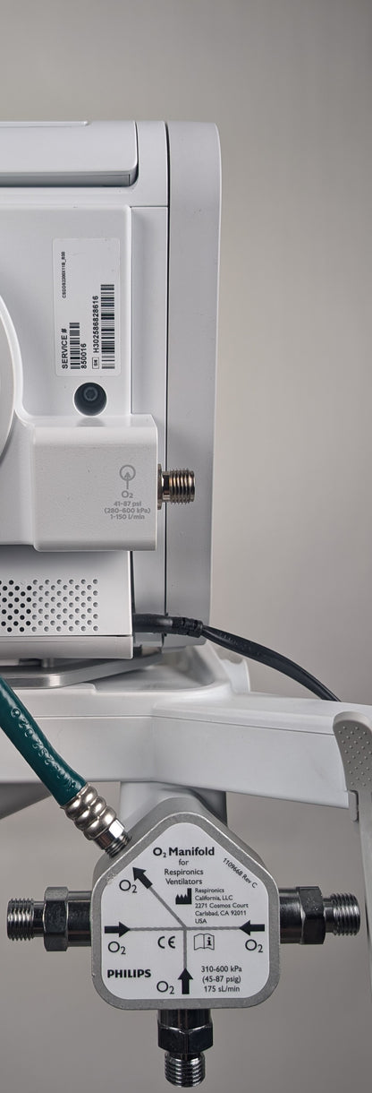 Philips Respironics Trilogy EV300 Ventilator - Complete System with Stand & Accessories