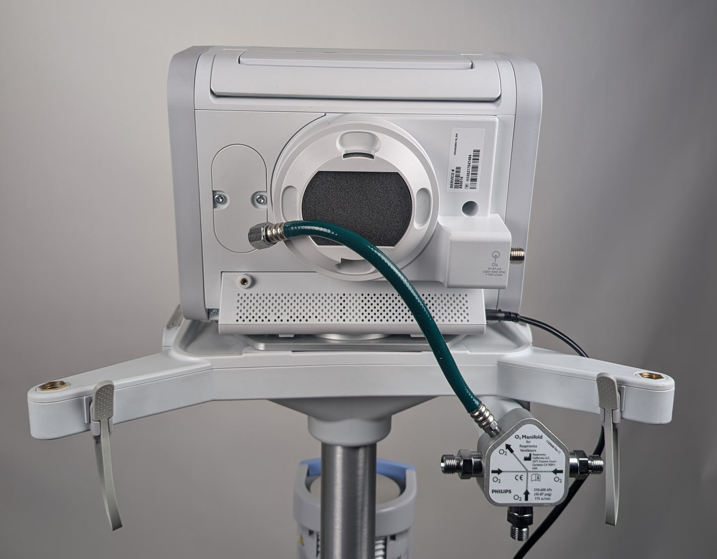 Philips Respironics Trilogy EV300 Ventilator - Complete System with Stand & Accessories