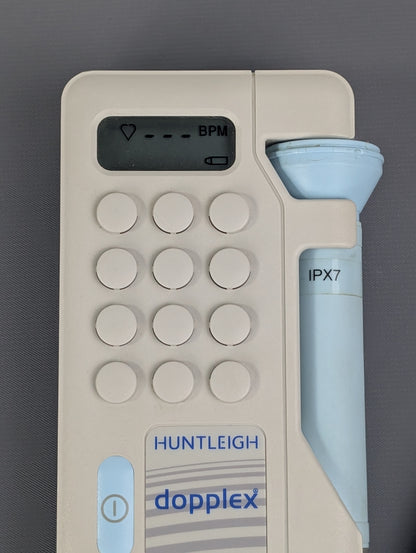 Huntleigh Dopplex FD1 Plus Fetal Doppler with Fixed 2 MHz Probe – Powers On & Functional