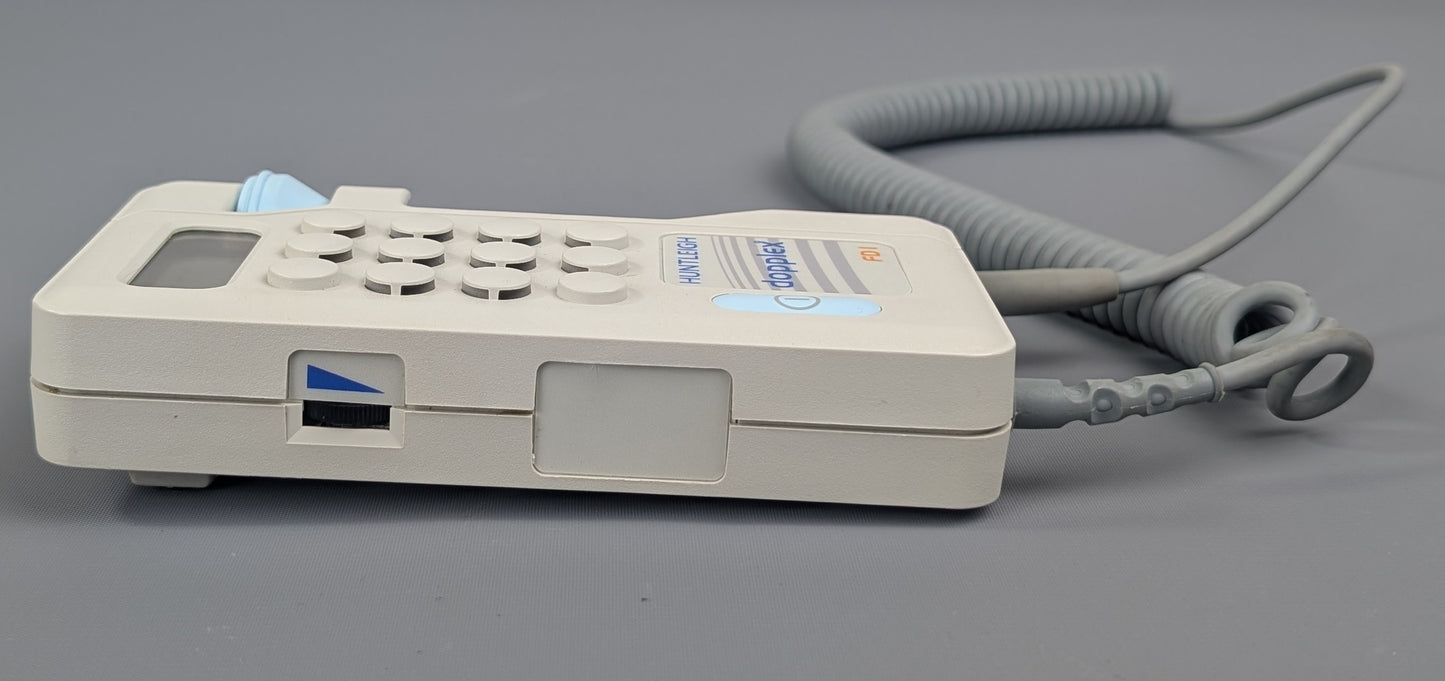 Huntleigh Dopplex FD1 Plus Fetal Doppler with Fixed 2 MHz Probe – Powers On & Functional