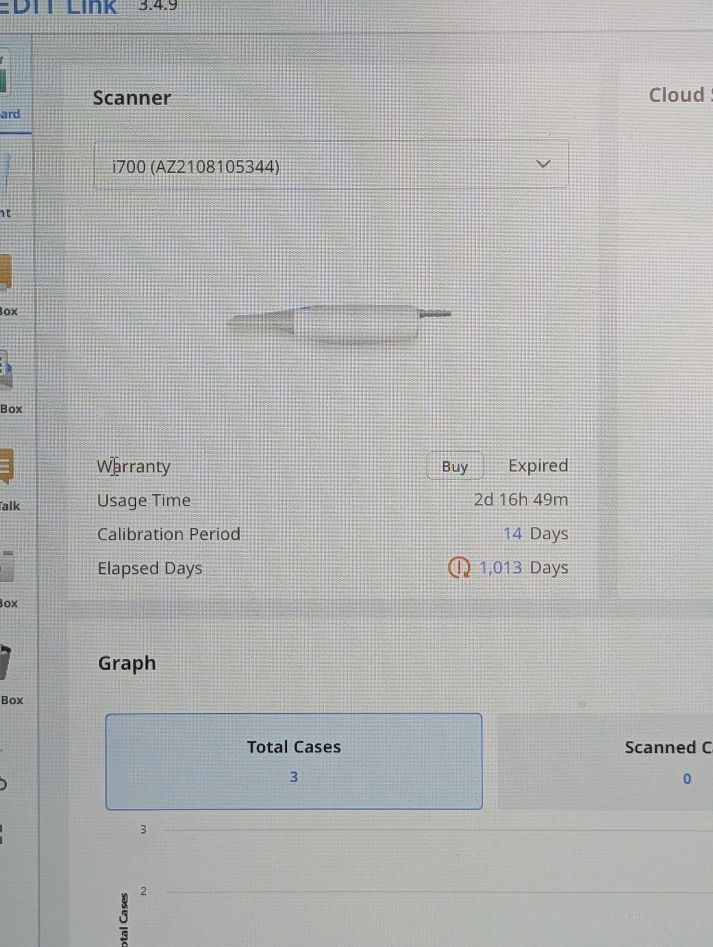 Medit i700 Intraoral Scanner Handpiece – Tested, Low Hours, No Tip