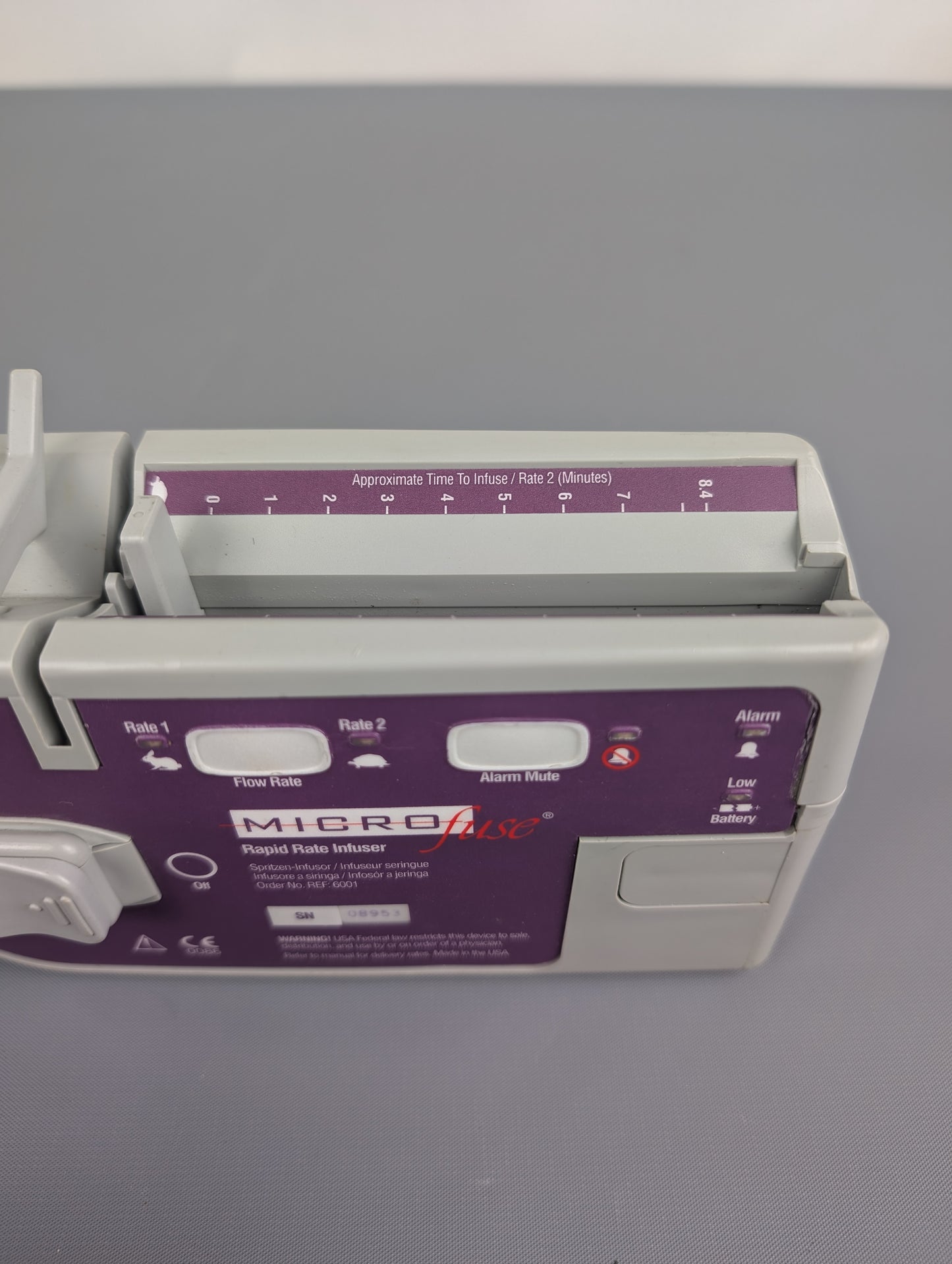 BAXA MicroFuse 6001 Rapid Rate Syringe Infuser