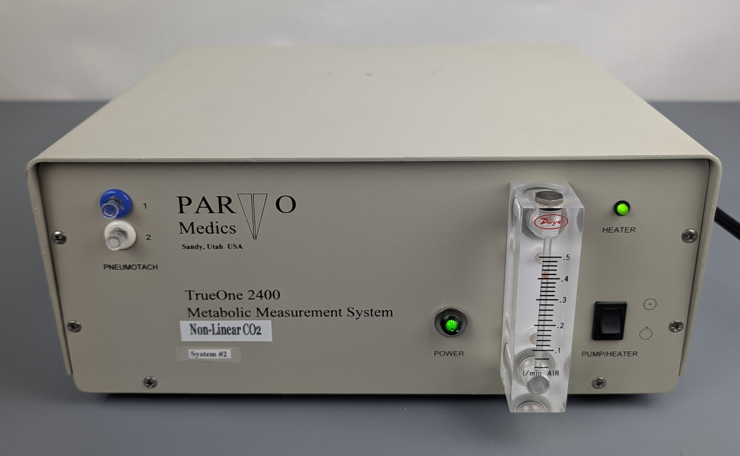 Parvo Medics TrueOne 2400 MMS-2400 Metabolic Measurement System Analyzer